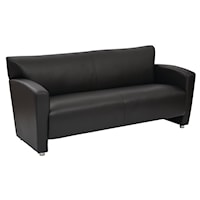 Sofa with Silver finish Legs
