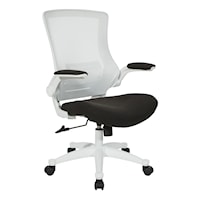 White Screen Back Manager's Chair