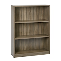 36Wx12Dx48H 3-Shelf Bookcase with 1" Thick Shelves -