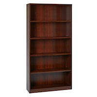 36Wx12Dx72H 5-Shelf Bookcase with 1" Thick Shelves -