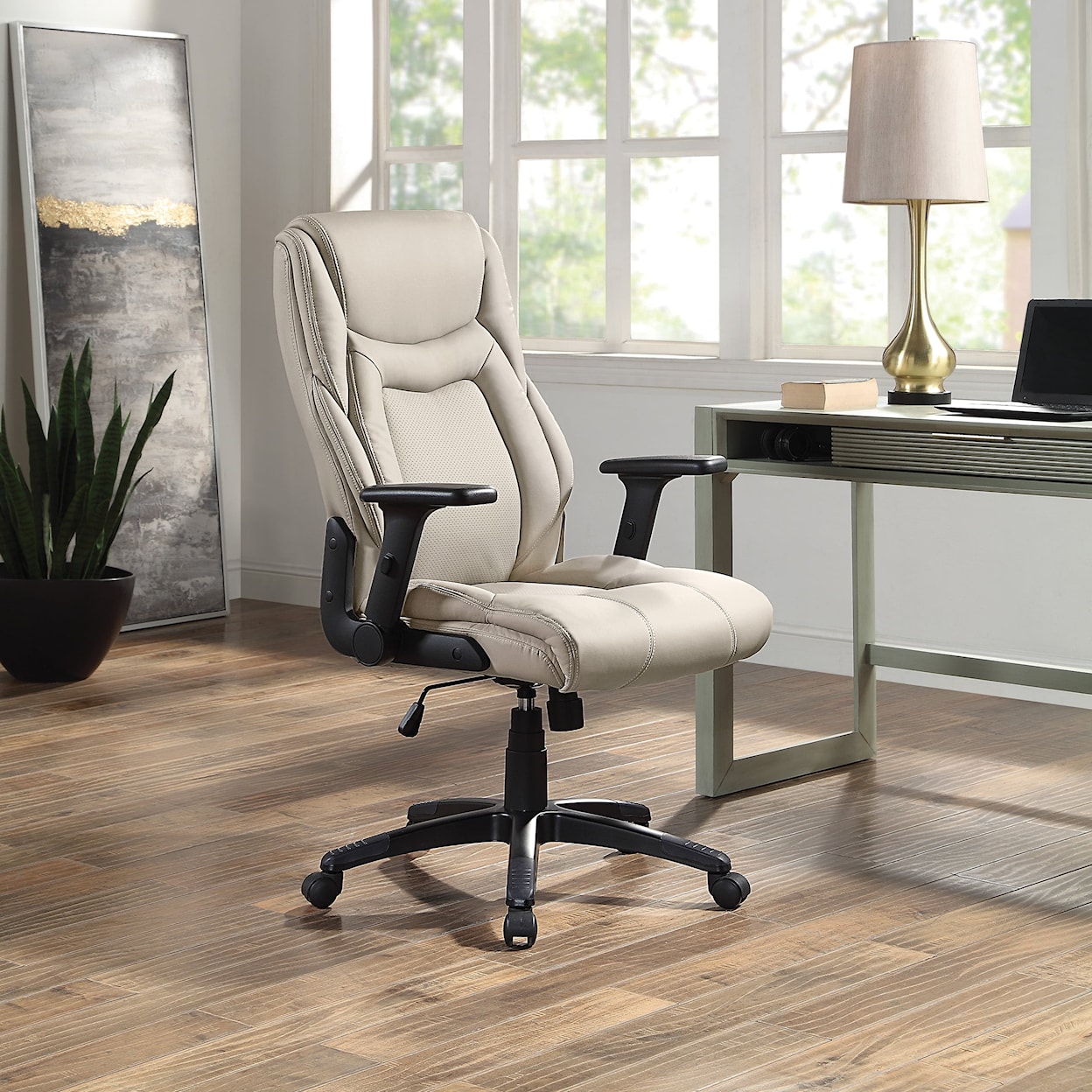 Office Star Executive Bonded Leather Seating Office Chair