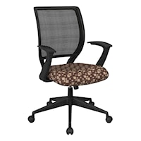 Screen Back Task Chair with "T" Arms