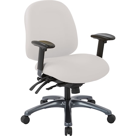 Pro-Line II Ergonomic Mesh High Back Office Chair with Titanium Finished  Base