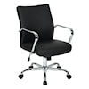Office Star FL Series Leather Manager Chair