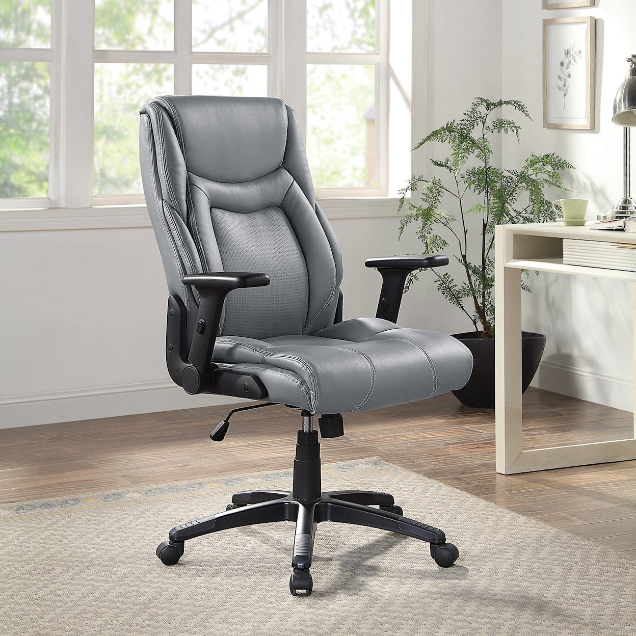 Office Star Executive Bonded Leather Seating Office Chair