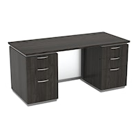 Tuxedo Double Pedestal Desk 66x30