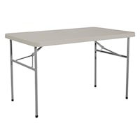 4’ Resin Multi Purpose Folding Table