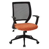 Screen Back Task Chair with "T" Arms