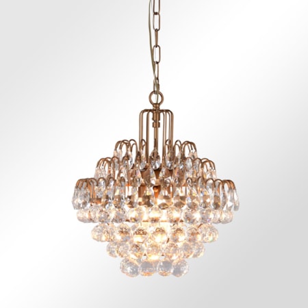 Grace Crystal Chandelier Medium