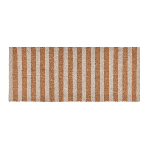 Doormat Striped Ivory/Natural 24X57