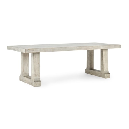 94" Dining Table Antique Cream