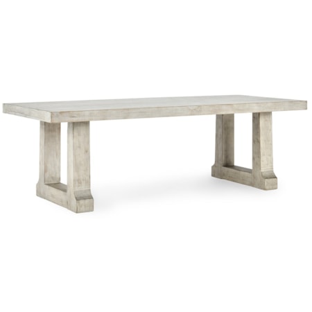 94" Dining Table Antique Cream