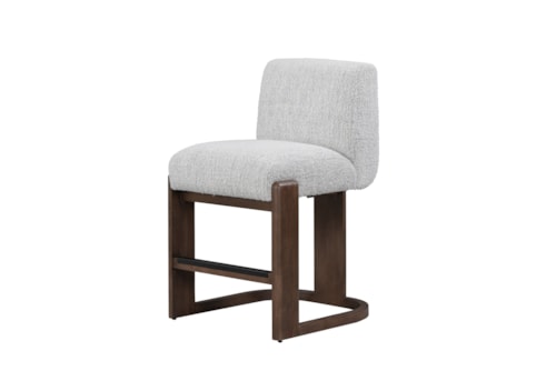 Modern Upholstered Counter Stool