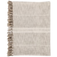 Tc Ria Natural/Ivory Throw 50X70