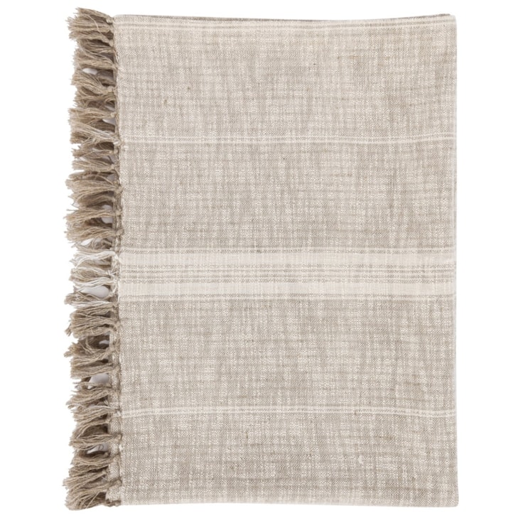 Classic Home THROWS Tc Ria Natural/Ivory Throw 50X70