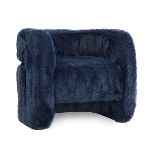 Glam Plush Accent Chair