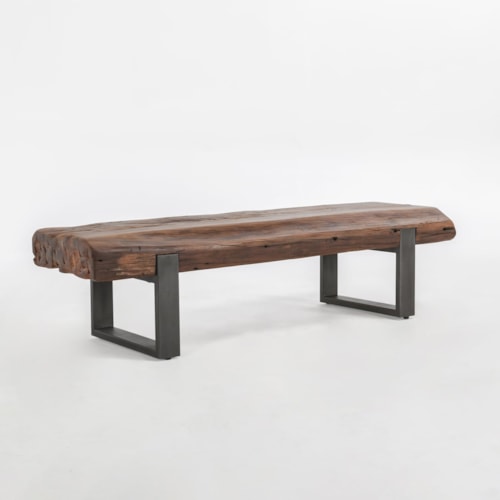 Rustic Bench with Reclaimed Wood
