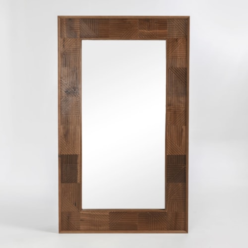 Rustic Vertical Wall Mirror