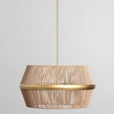 Wendy Chandelier Natural/Gold