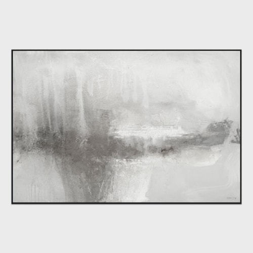 White Sand Painting Art 40X60 By Buddy Whitlock
