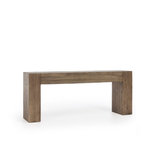 Reclaimed Oak 72" Console Table Cafe Brown