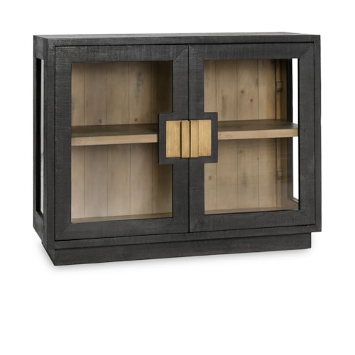 Contemporary 2-Door Cabinet