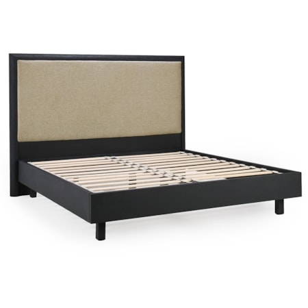 California King Upholstered Bed