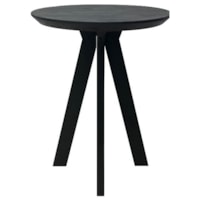 Transitional 32" Round Dining Counter Table with Tapered Base