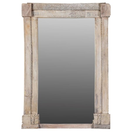 Floor Mirror Antique White