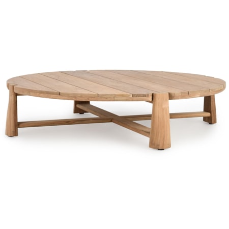 65" Outdoor Round Coffee Table