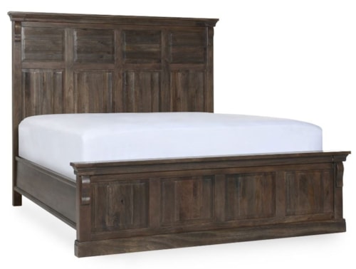 Wood Cal King Bed Cocoa Brown