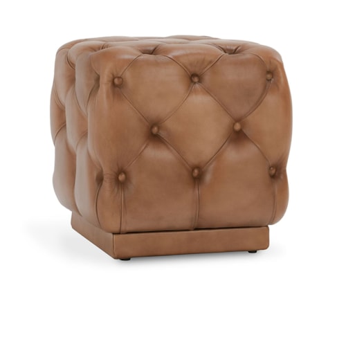 Transitional Square Ottoman
