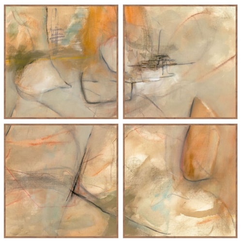 Ochre I Painting 48X48 Set Of 4 By Buddy Whitlock