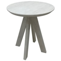 Transitional 32" Round Dining Counter Table with Tapered Base