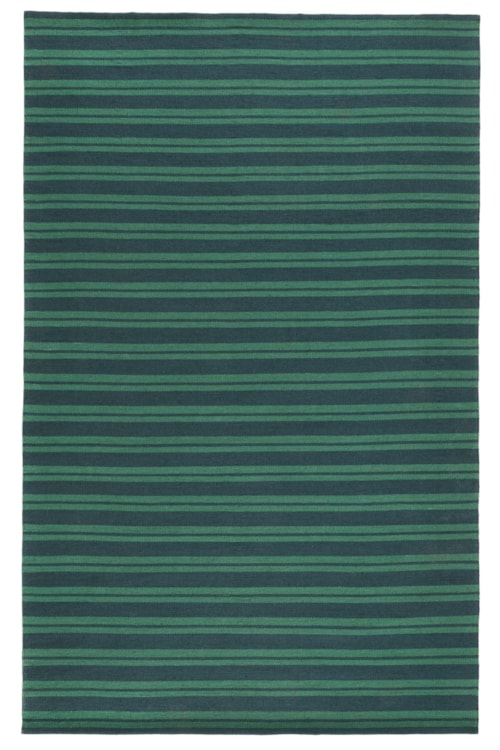 Performance Palma Stripe Deep Blue/Green 9X12