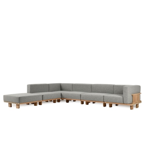 Mission 6-Piece Outdoor Sectional