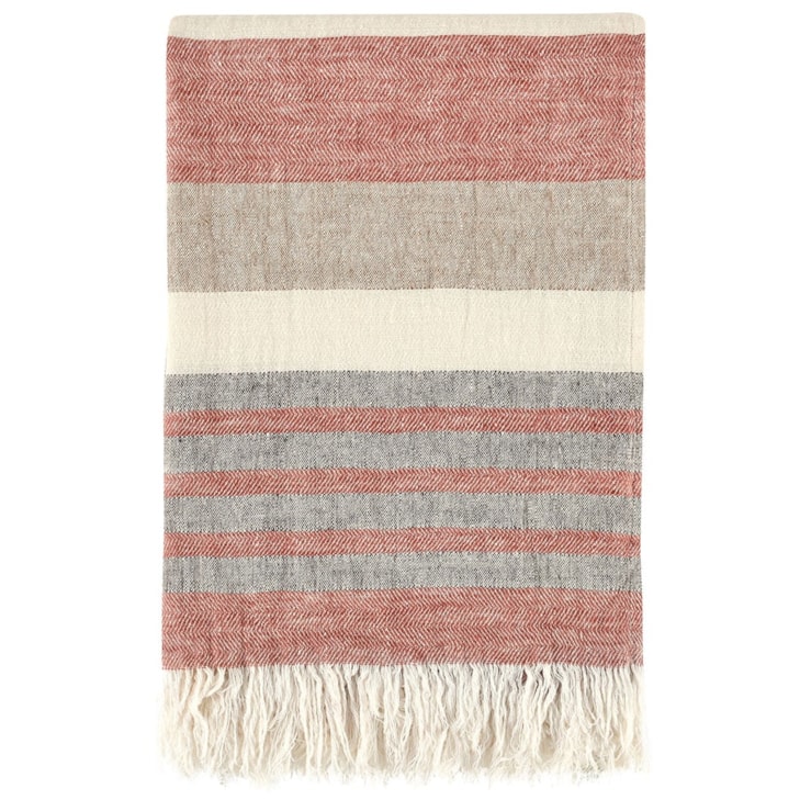 Classic Home THROWS Tc Crawford Yellow Multi Throw 50X70