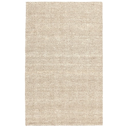 Herringbone Chenille Ivory/Natural 9x12