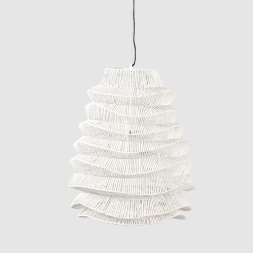 Shelly Pendant Large White
