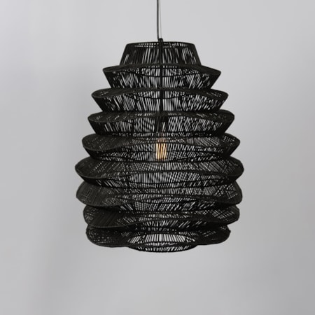 Shelly Pendant Large Black