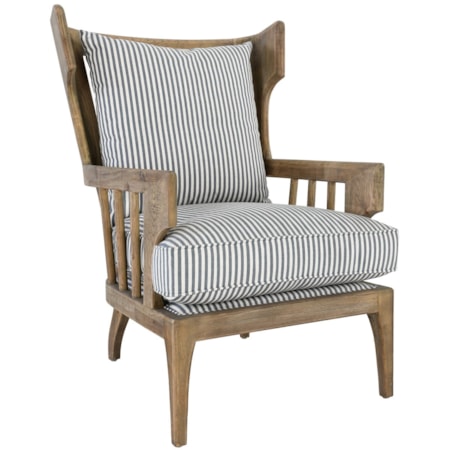 Accent Chair Striped