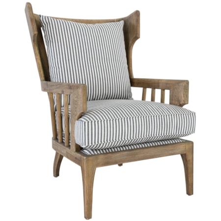 Accent Chair Striped