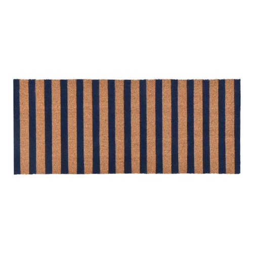 Doormat Striped Navy/Natural 24X57