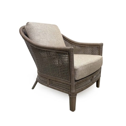 Coastal Accent Chair with Cushions