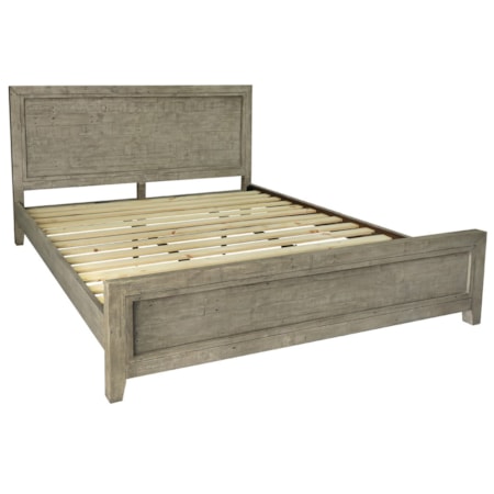 Ridge Queen Bed Distressed Gray