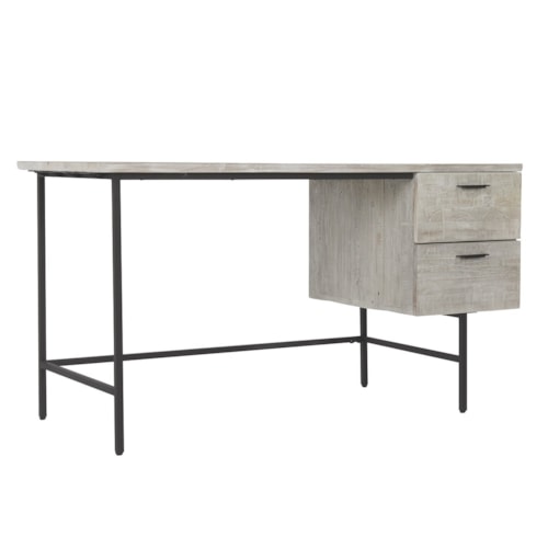 Contemporary 2-Drawer Desk