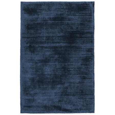 8x10 Distressed Sapphire Blue Rug