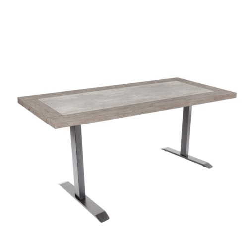 Scottsdale 65" Power Adjustable Desk Gray Base