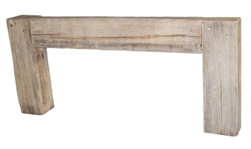 Giza 84" Console Table Antique White