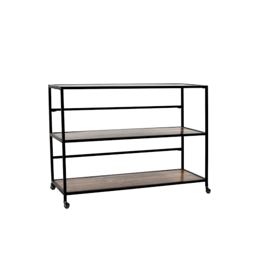 Glendora Rack Black Natural
